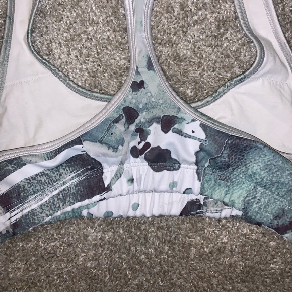 Dark Green, Gray & White Spirts bra size S - Picture 9 of 11